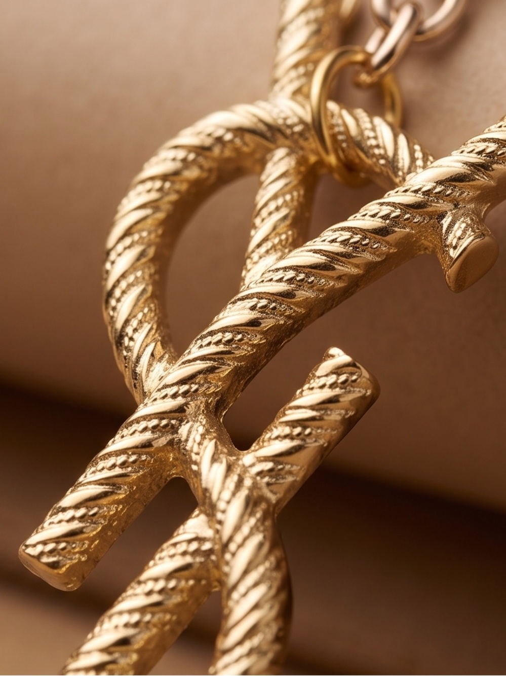 Unbranded Upcycled Logo Rope Key Charm - Picture 3 of 5